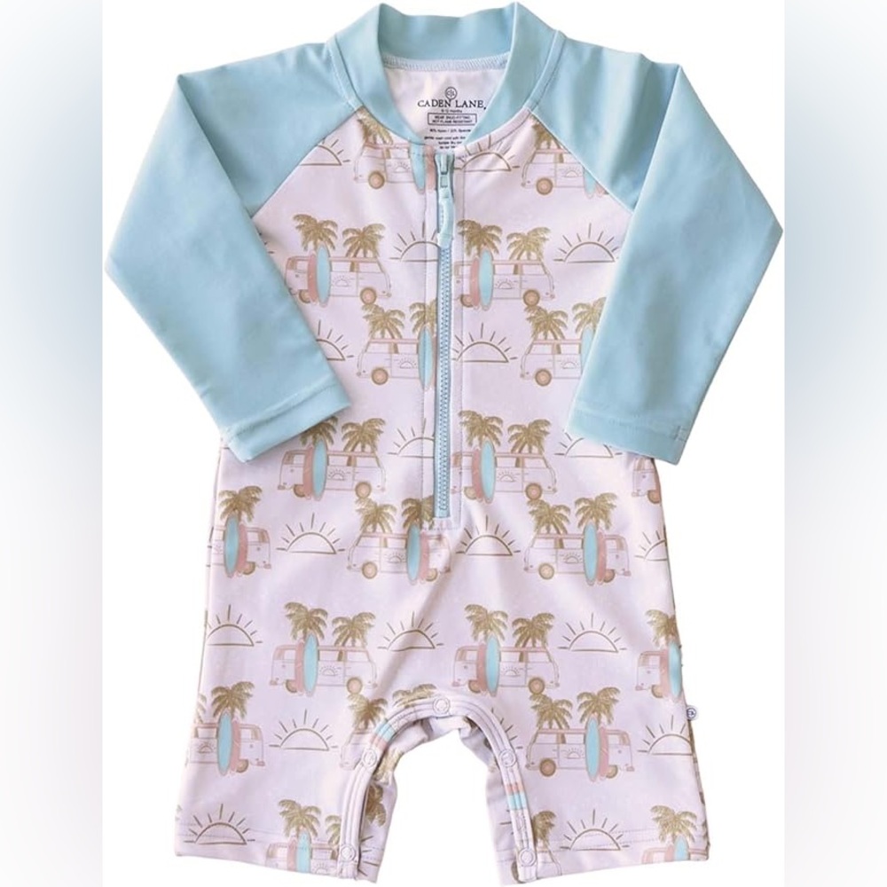 Caden Lane Long Sleeve Rash Guard Swim